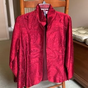Silk Jacket Holiday Ready